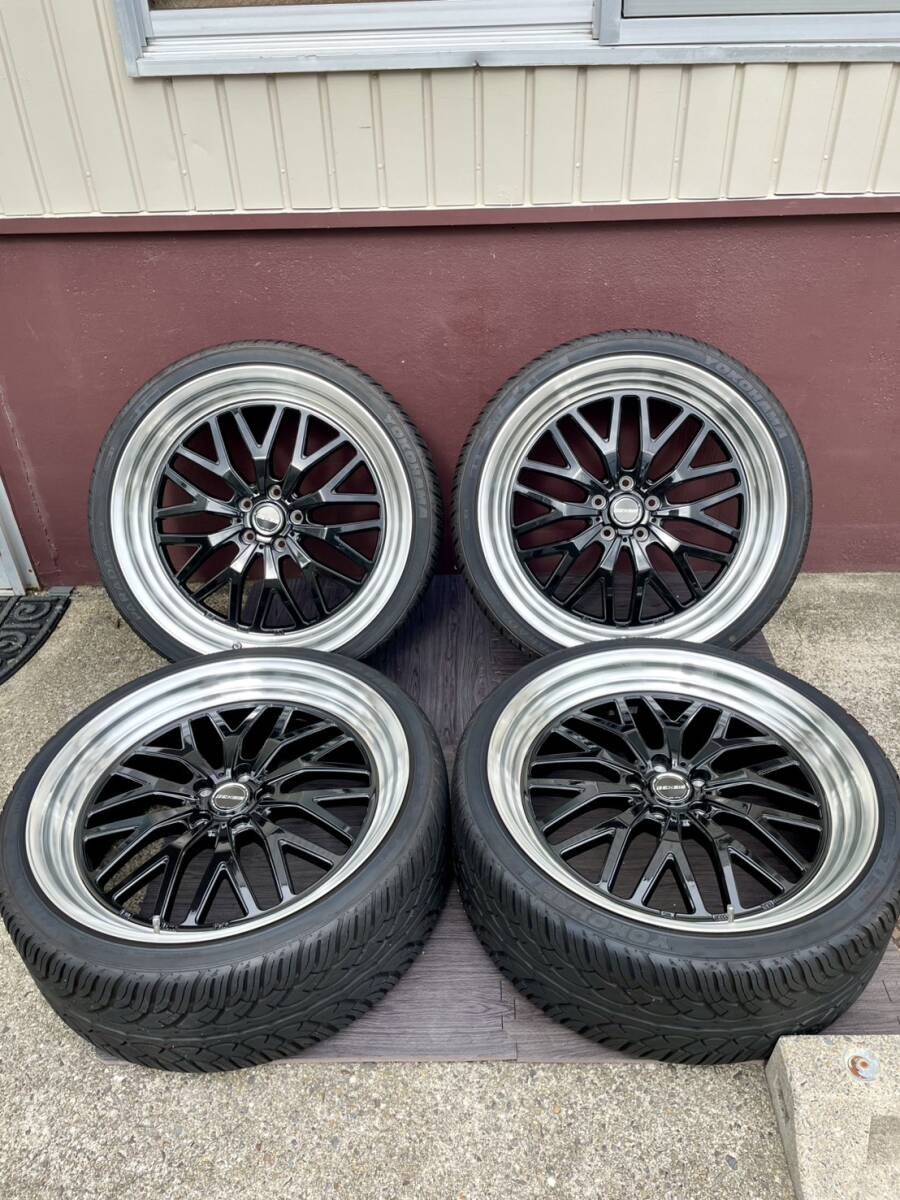 美品 9部山 バリ山 クラウンクロスオーバー 22IN GEXSIS GM210 255/30R22 4本 C2510006 ジェクシス MONZA JAPAN拍卖