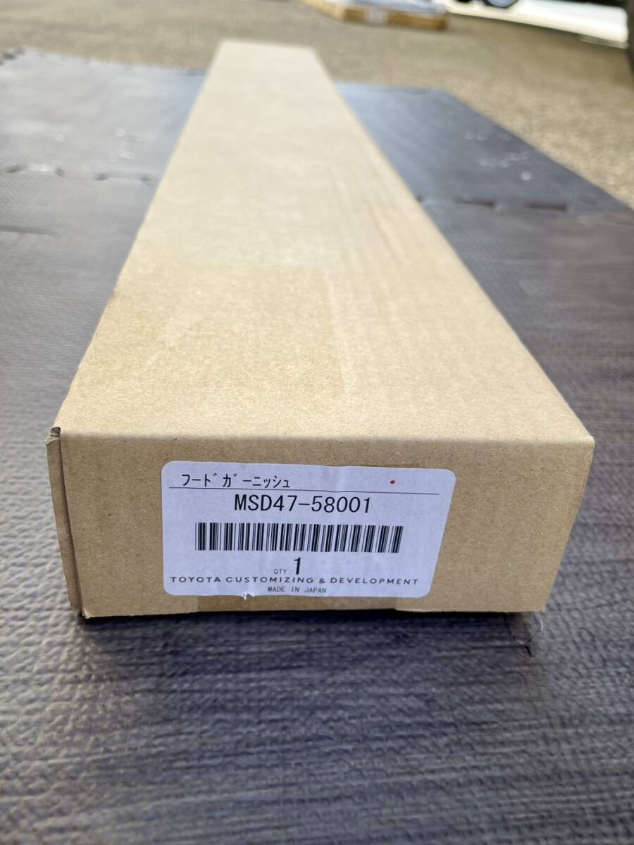 新品 40系 アルファード ヴェルファイア モデリスタ フードガーニッシュ MSD47-58001 C2510008 未使用 MODELLISTA 現行 ボンネットモール拍卖