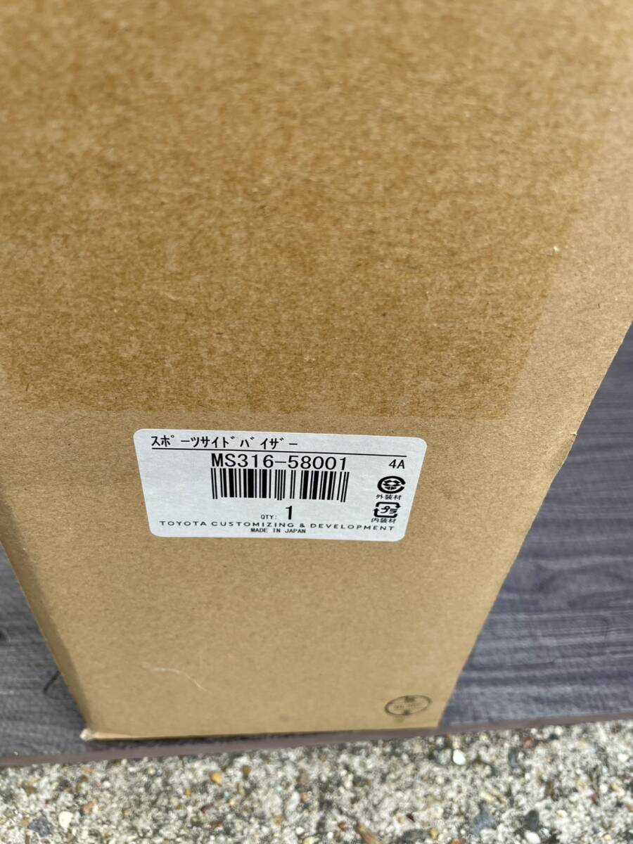 新品 現行 アルファード TRD GRスポーツサイドバイザー MS316-58001 未使用 C2510010 40系 雨よけ オプション ティーアールディー拍卖