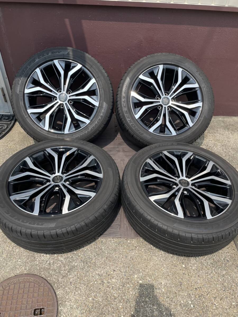 トヨタ クラウンクロスオーバー 純正タイヤホイール 4本 1台分 センター7mm以上 TOYO PROXES トーヨー 225/55R19 19in 7J +40 C2506020拍卖