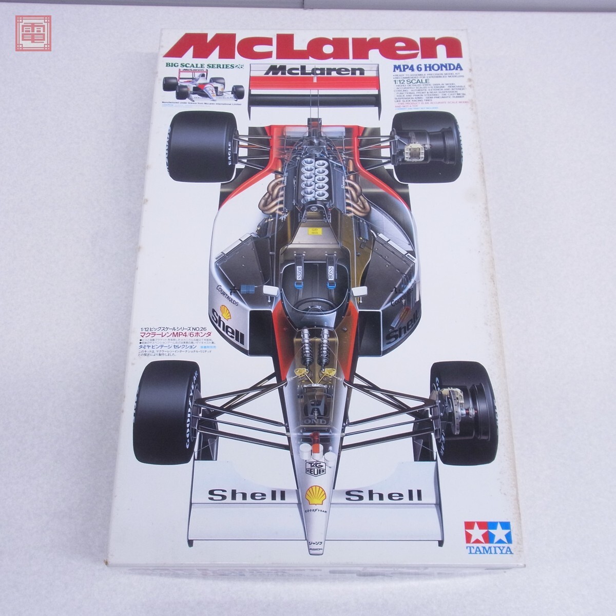 未組立 タミヤ 1/12 マクラーレン MP4/6 ホンダ ビッグスケールシリーズ No.26 ITEM 12028 TAMIYA McLaren HONDA【40拍卖