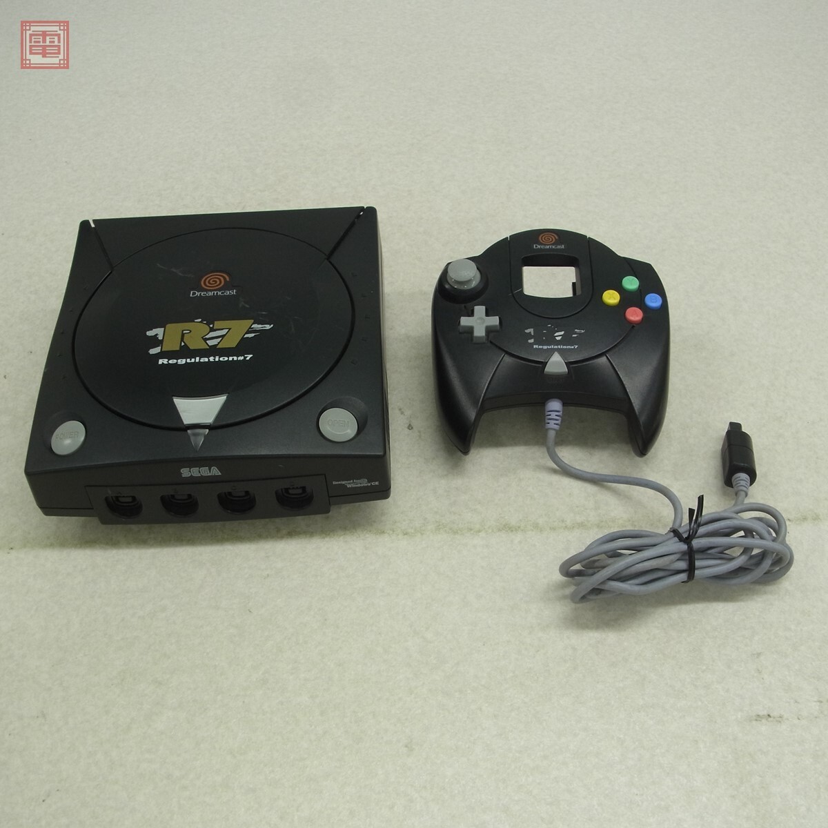 1円〜 DC ドリームキャスト 本体 HKT-3000 Regulation#7 R7 セガ SEGA コントローラー付 ジャンク【20拍卖