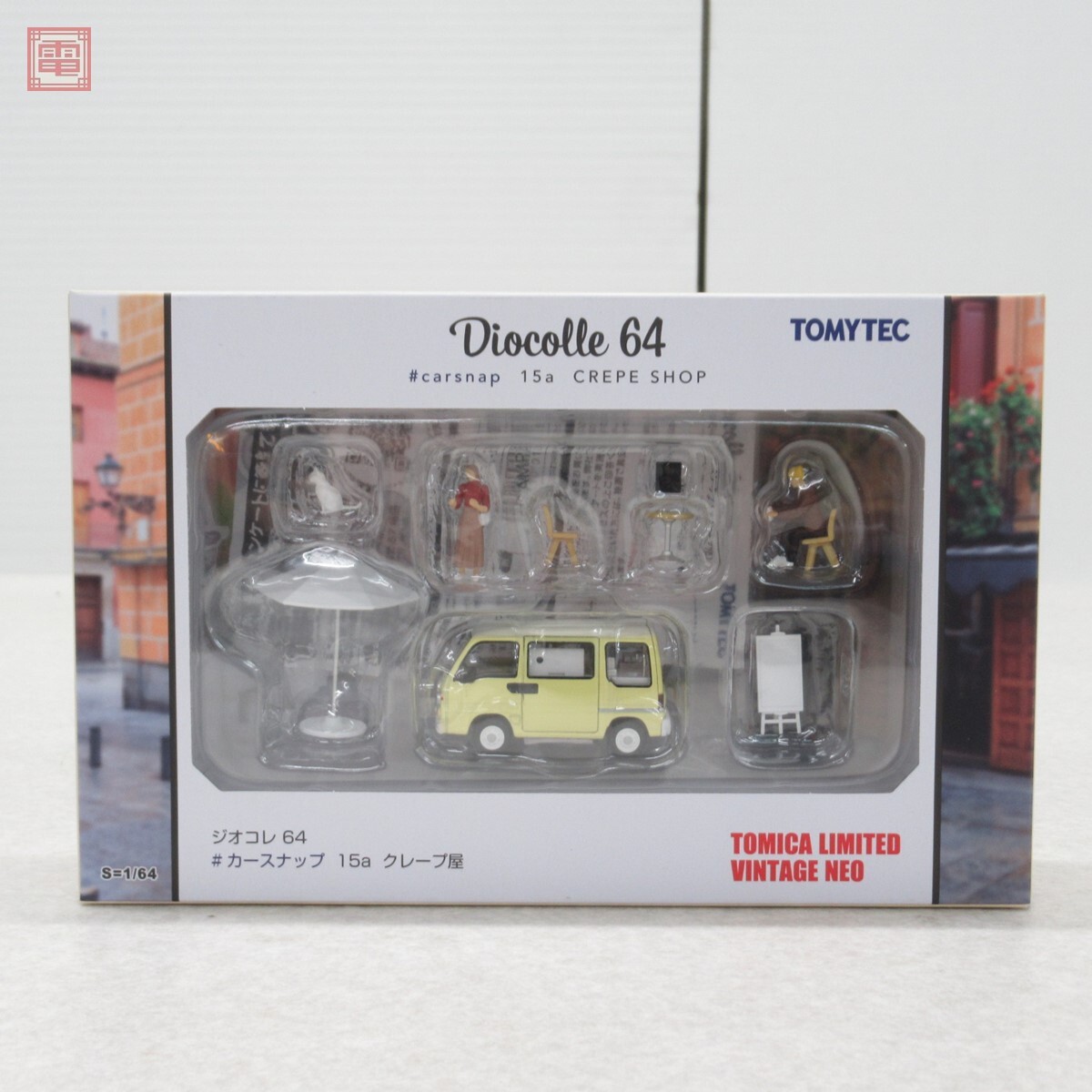 トミカ リミテッド ヴィンテージ ネオ ジオコレ 64 #カースナップ 15a クレープ屋 トミーテック TOMYTEC 破損有【10拍卖