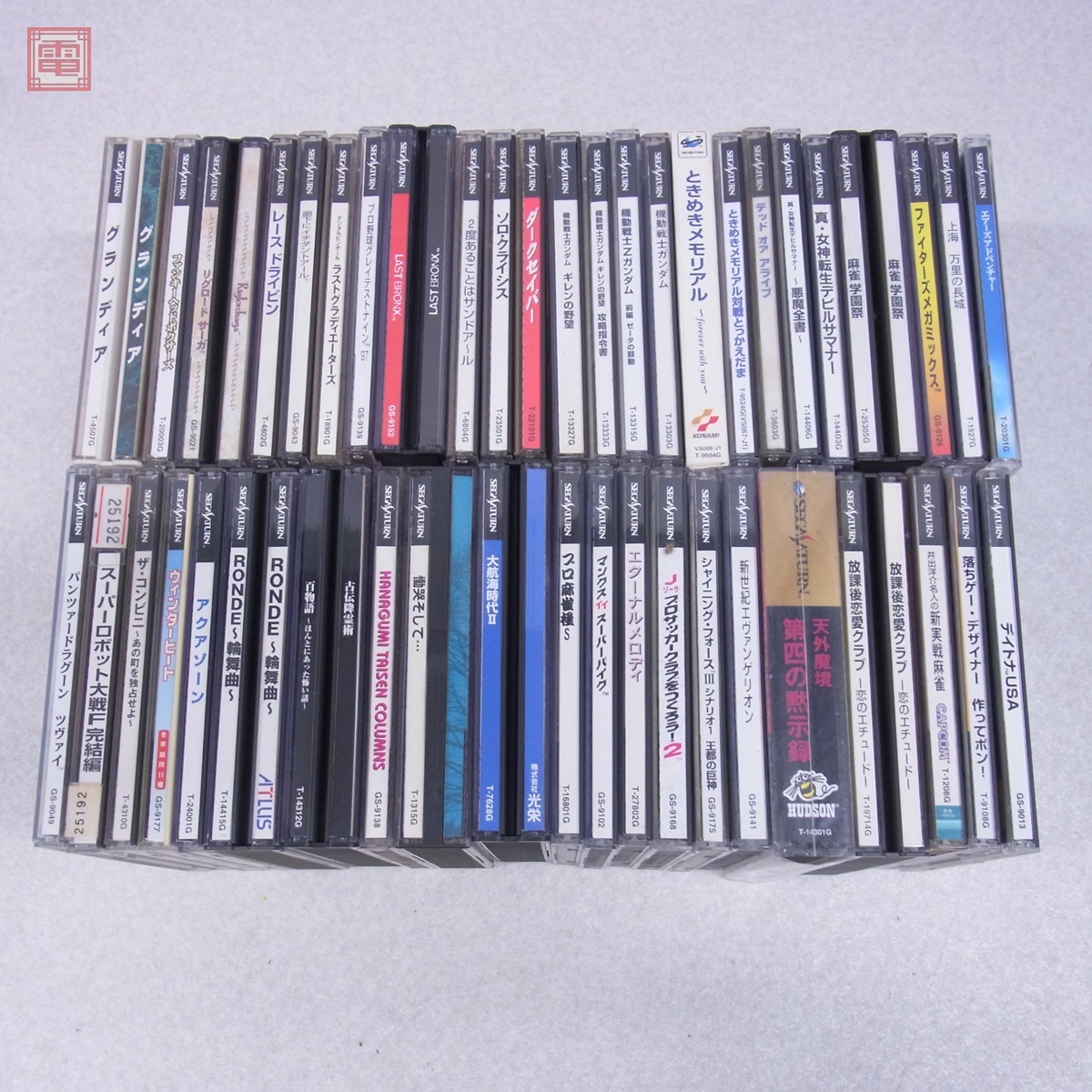 1円〜 SS セガサターン ソロ・クライシス/廊下にイチダントアール/慟哭そして… 等 まとめて45本 大量セット 箱説帯付 ダブりなし【20拍卖