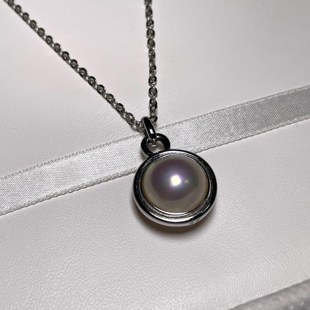 【パール専門SHOP】超希少 田崎真珠 TASAKI マベパール ネックレス 13.3㎜ O547拍卖