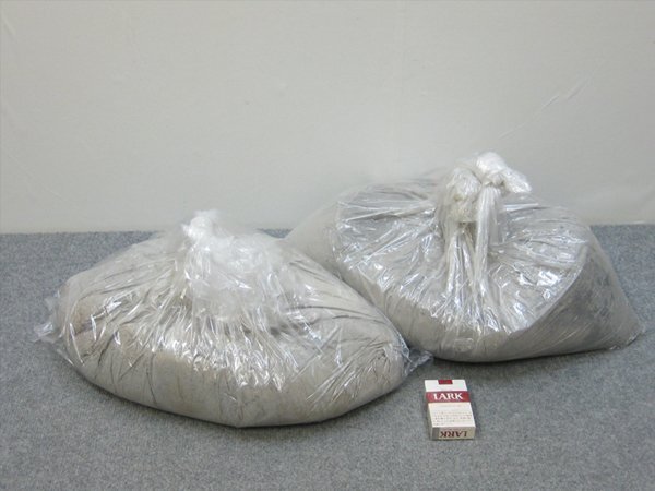 【心庵】火鉢用/灰 風炉 囲炉裏 畑 園芸 重量16kg以上 A1134拍卖