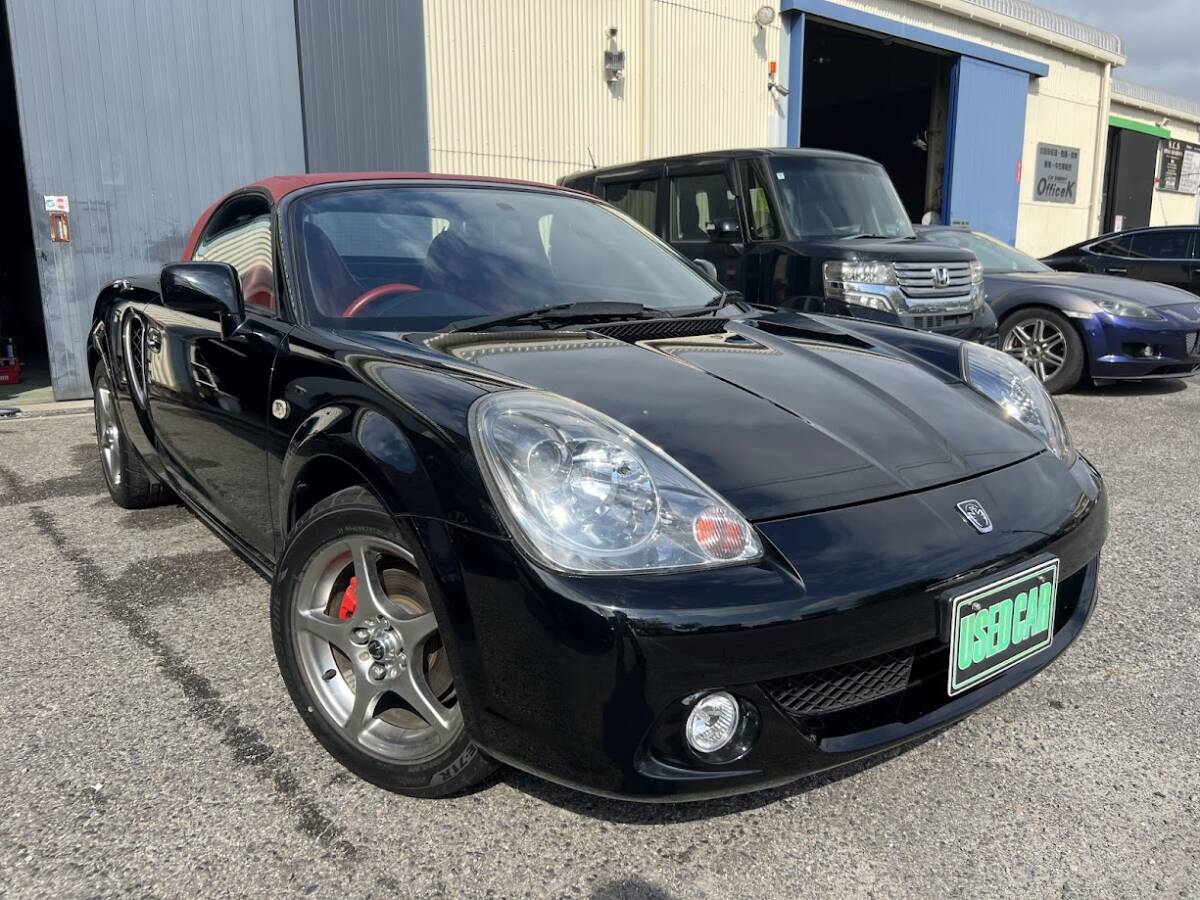 ★美車 装備多数 予備検付き トヨタ MR-S シーケンシャル Vエディション ファイナルバージョン フジツボマフラー 愛知岡崎拍卖