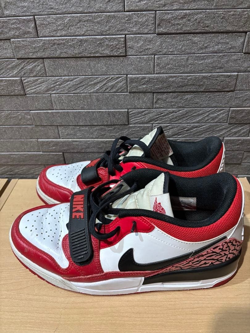 NIKE AIR JORDAN LEGACY ナイキ エアジョーダン レガシー ロー LOW 赤白 26.5cm拍卖