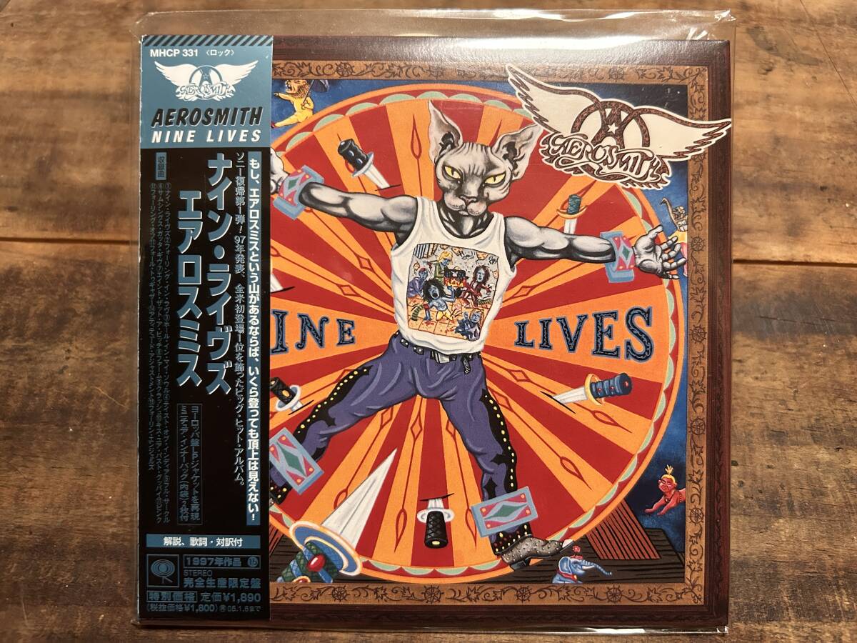 紙ジャケ AEROSMITH / NINE LIVES拍卖