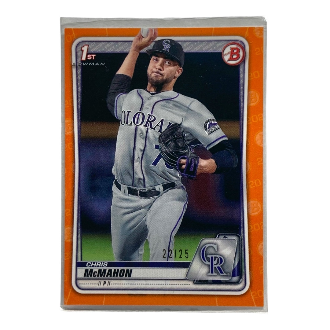 TOPPS MLBカード BOWMAN 1ST CHRIS MCMAHON ROCKIES 22/25 #BD-43 中古 IT2拍卖