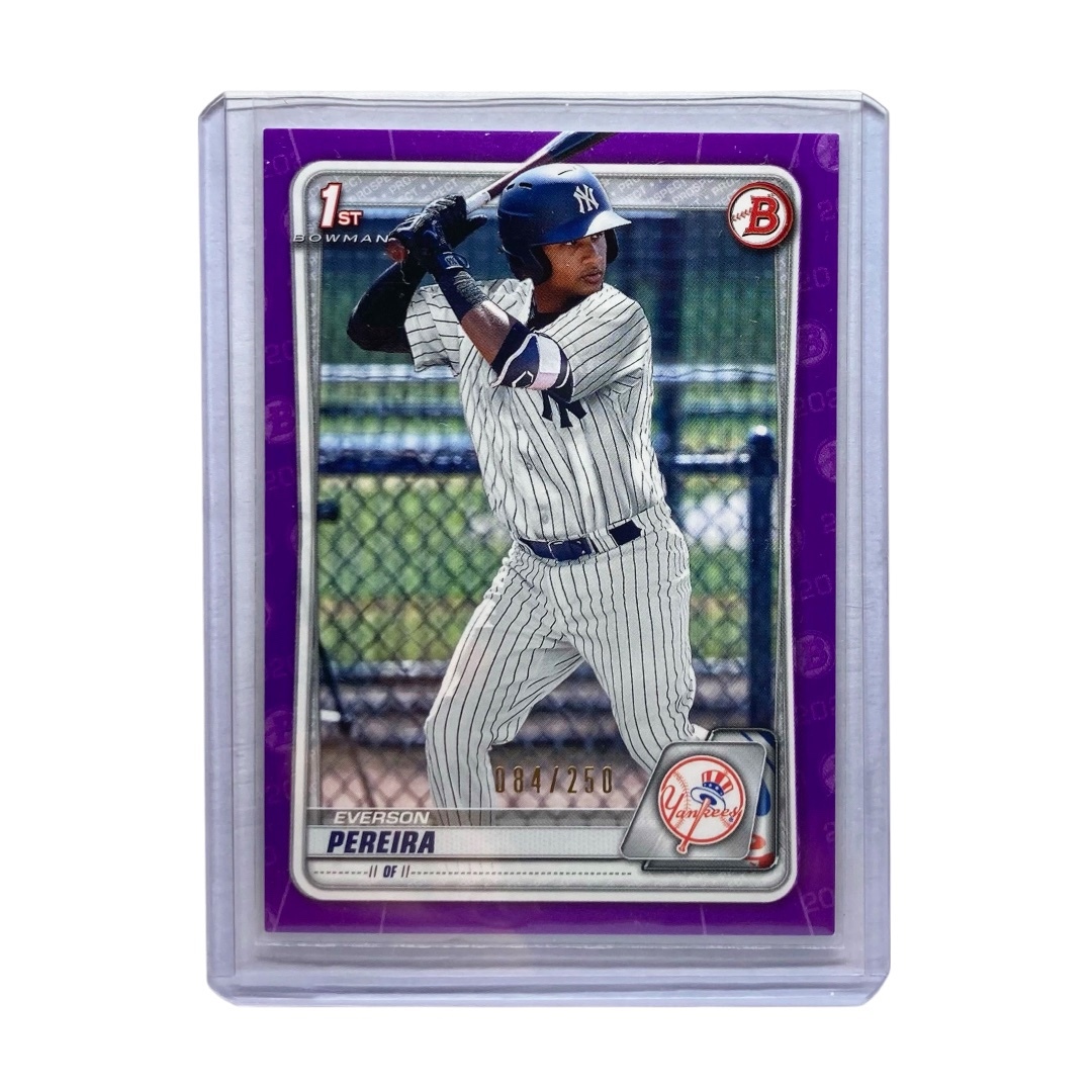 TOPPS MLBカード BOWMAN 1ST EVERSON PEREIRA YANKEES 084/250 #BP-51 中古 IT2拍卖