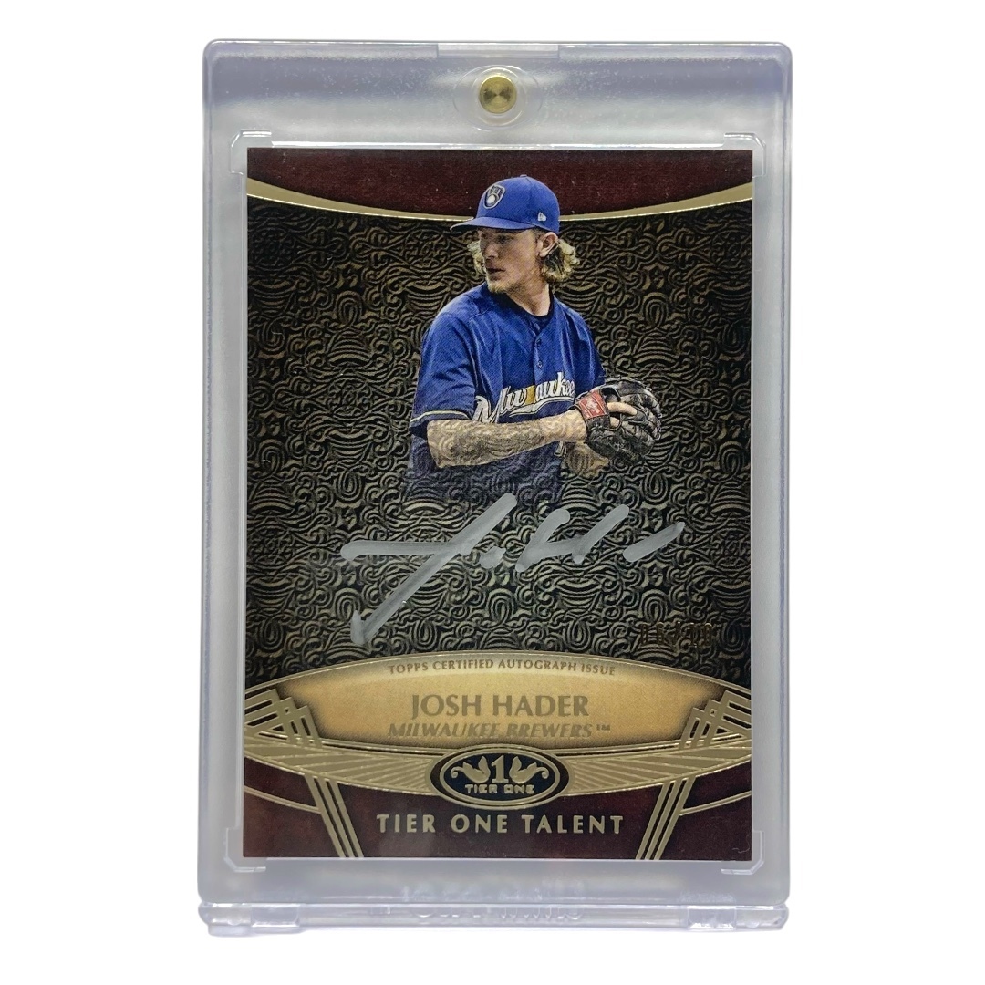 TOPPS MLBカード TIER ONE JOSH HADER BREWERS 06/10 #TTA-JHA 中古 IT2拍卖