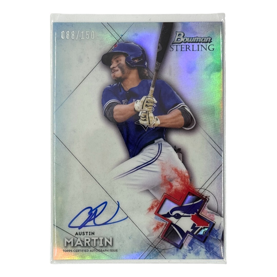 TOPPS MLBカード BOWMAN STERLING AUSTIN MARTIN TORONTO BLUE JAYS 088/150 #BSPA-AM 中古 IT1拍卖