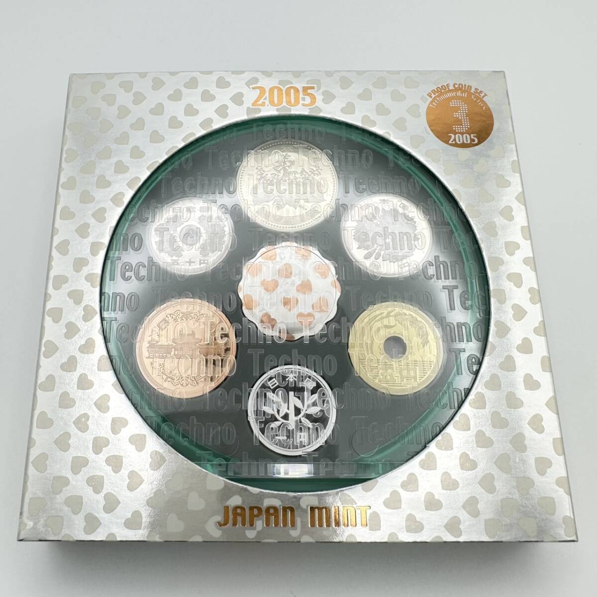 未使用 テクノメダルシリーズ3 2005年 平成17年 プルーフ貨幣セット 額面666円 造幣局 ミント 酉年 硬貨 日本円 銀 シルバー ②拍卖