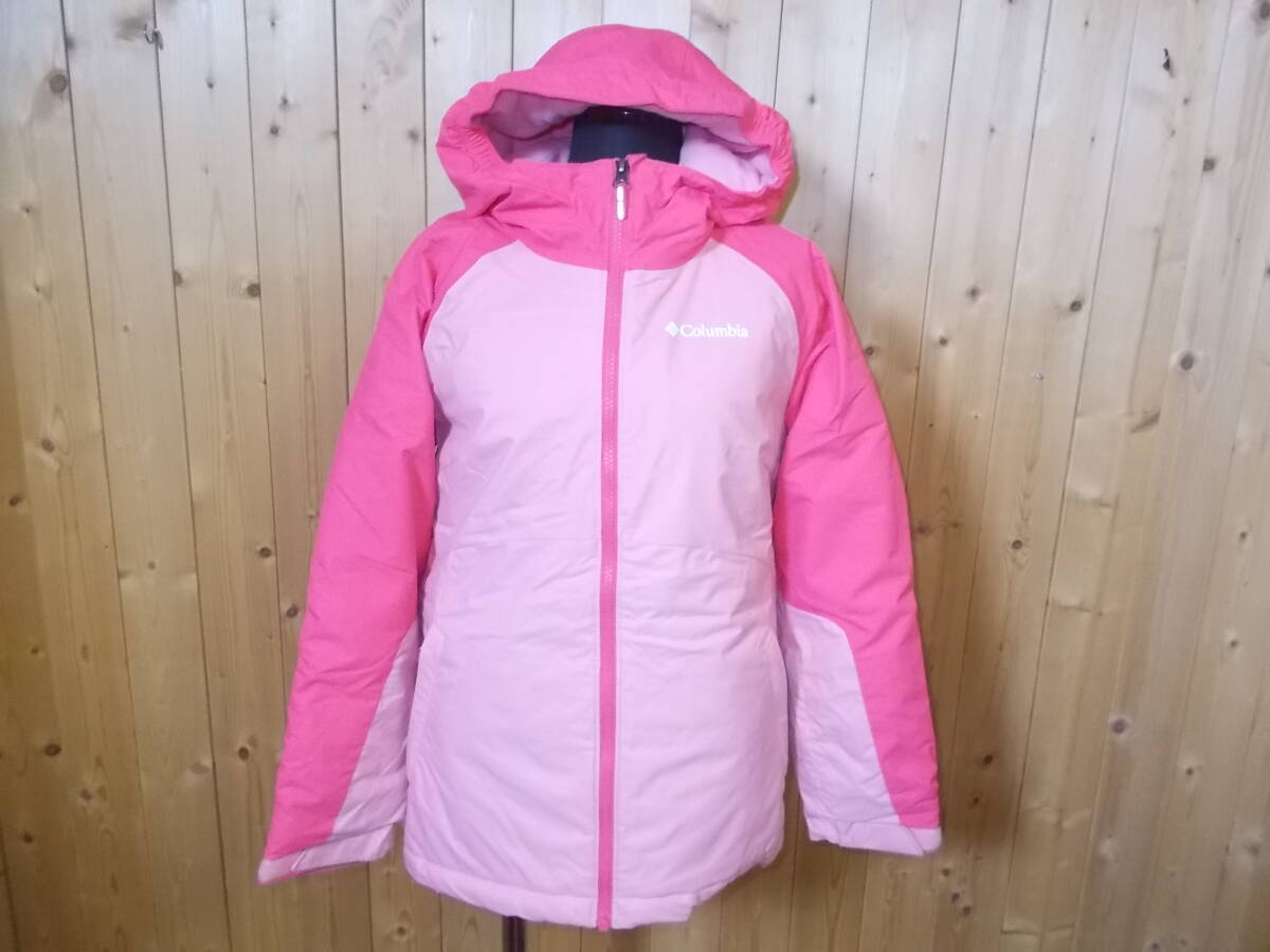 e520◆columbia アルパインアクション Ⅱ ジャケット◆サイズM 10/12 ガールズ 子供 SG0222 コロンビア ウエア スノボ スキーに 7J拍卖