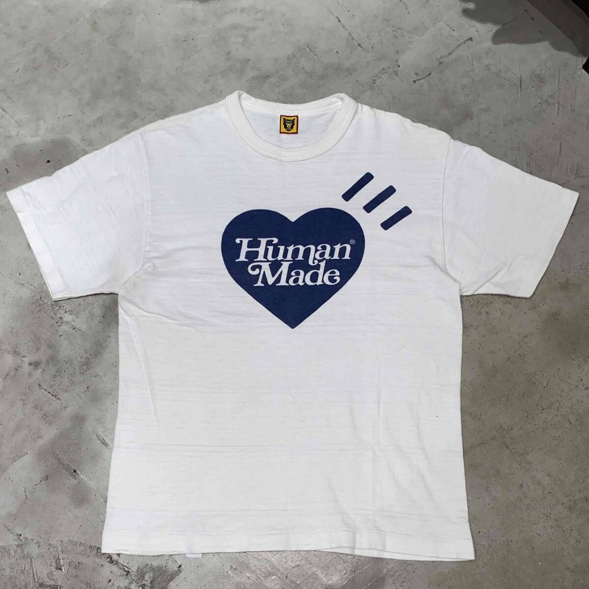 HUMAN MADE GIRLS DON'T CRY T-SHIRT Size-L ヒューマンメイド ガールズドントクライ ハート半袖Tシャツ拍卖
