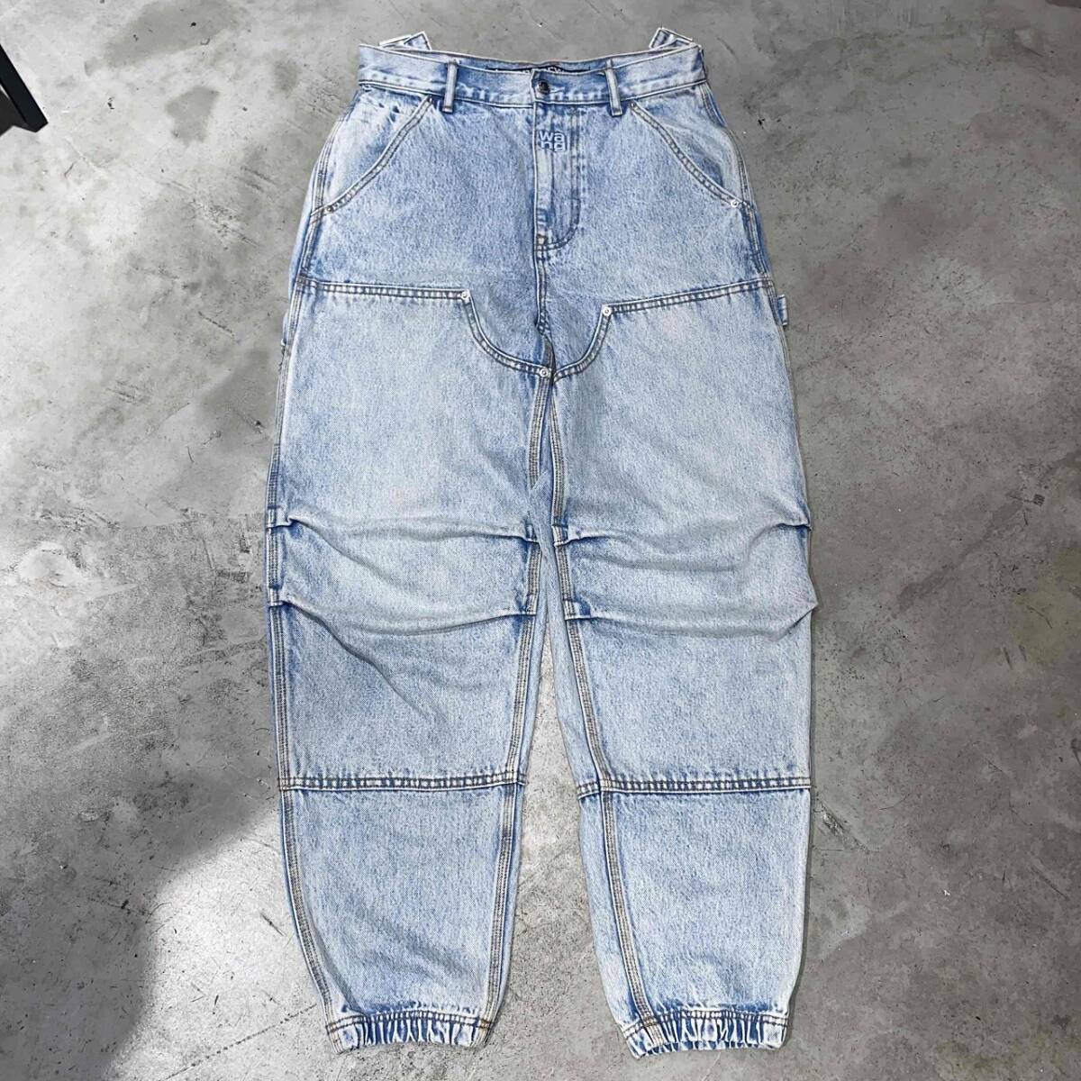 ALEXANDER WANG DOUBLE FRONT CARPENTER JEANS SIZE-25 4DC4214012 アレキサンダーワン ダブルフロントカーペンタージーンズ デニムパンツ拍卖