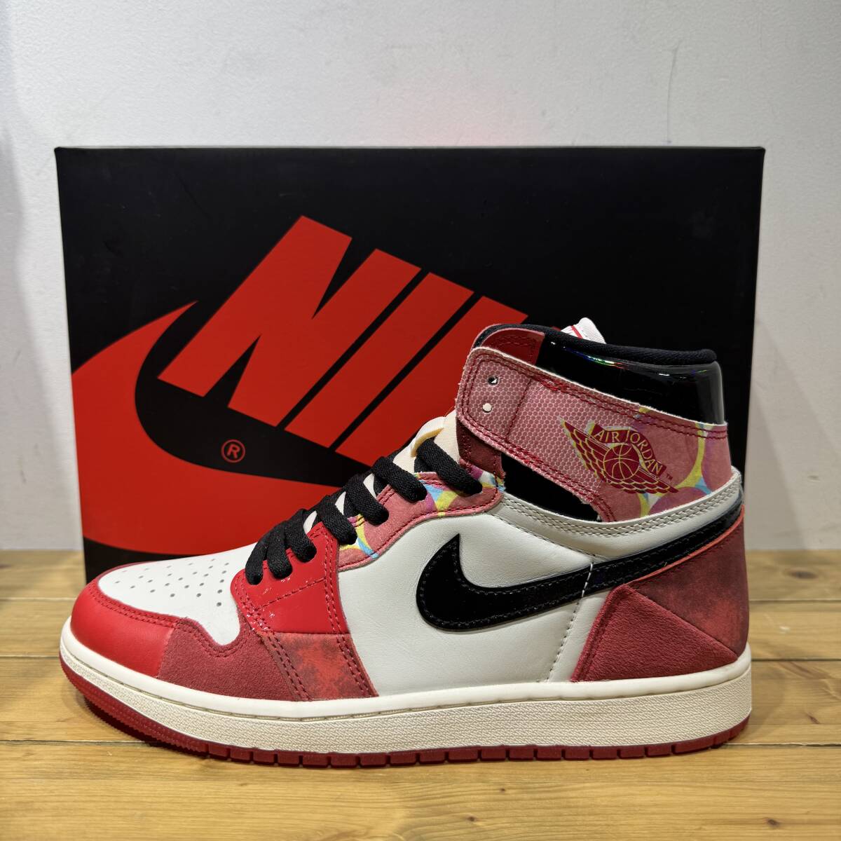 NIKE 2023 AIR JORDAN 1 HIGH OG SP SPIDER-MAN 27.0cm DV1748-601 ナイキ エアジョーダンワンハイ スパイダ-マン スニーカー拍卖