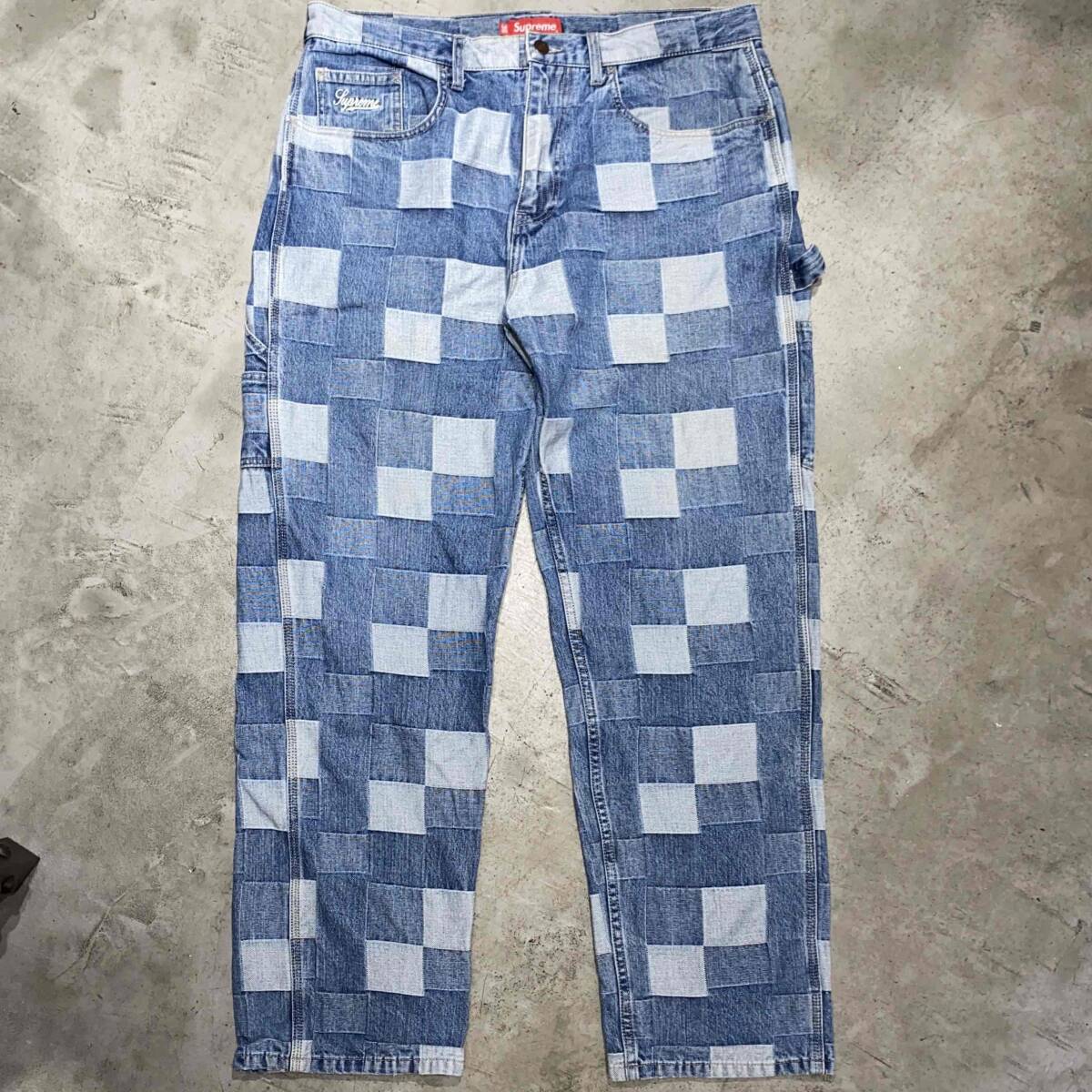 Supreme 21ss Patched Denim Painter Pant SIZE-36 シュプリーム パッチドデニムペインターパンツ拍卖