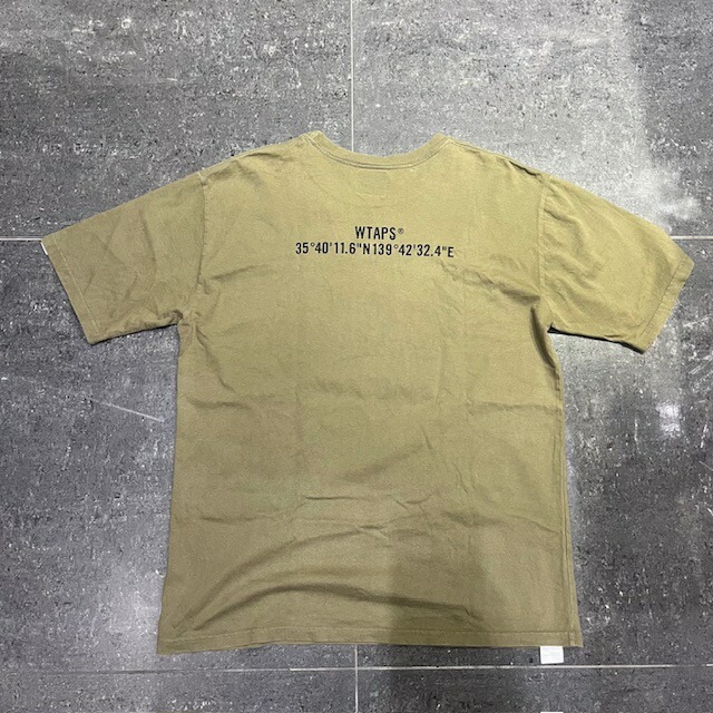 WTAPS GPS SS TEE SIZE-4 ダブルタップス半袖Tシャツ拍卖