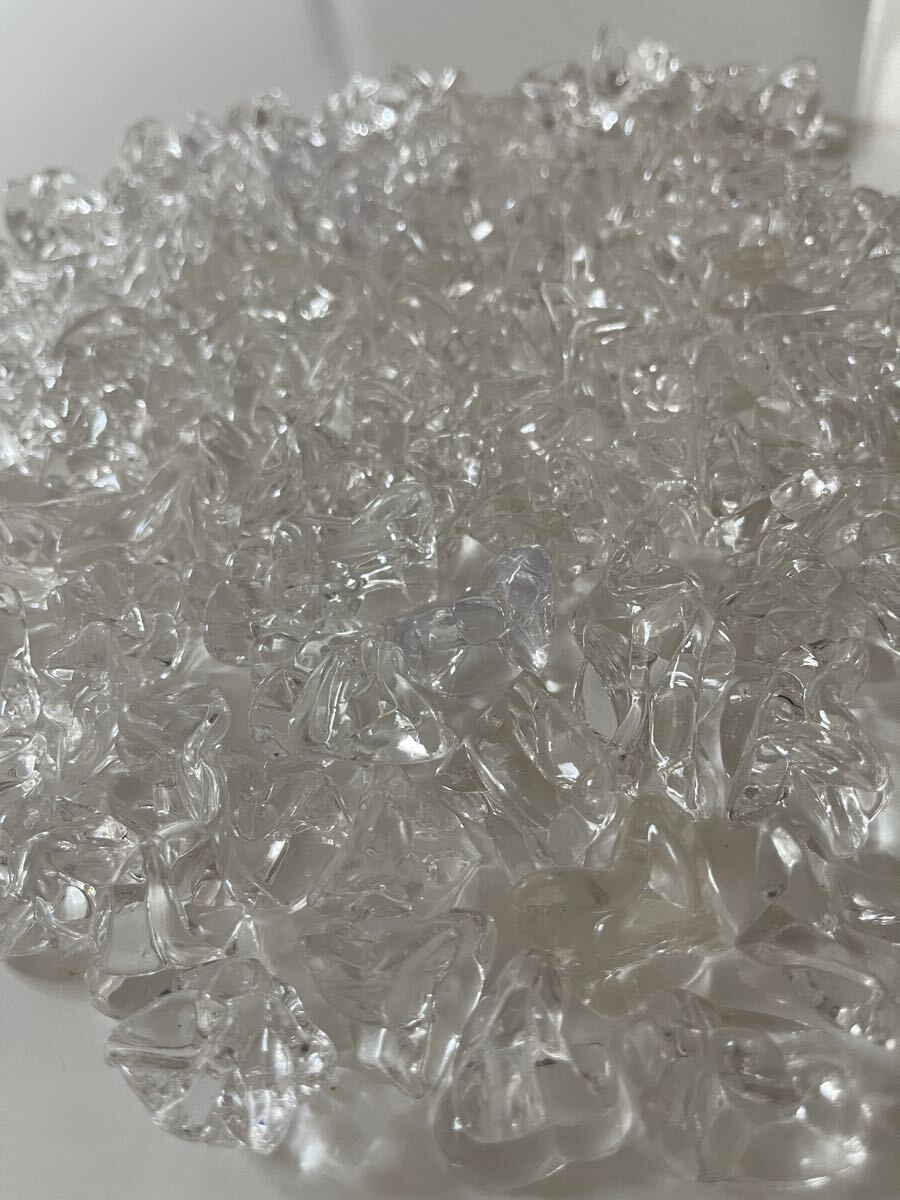 アクリルストーン アクリルアイス 透明 宝石すくい キラキラ おもちゃ インテリアにも 約420g拍卖