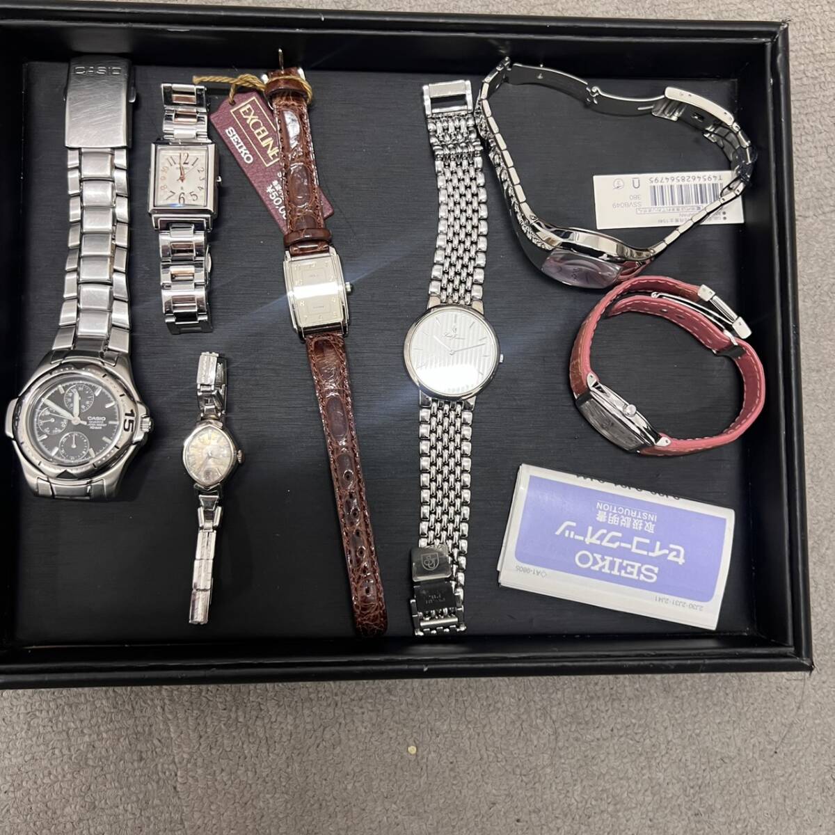 #14793 【腕時計】 SEIKO セイコ CASIO カシオ その他 クォーツ 混在 レディース メンズ 腕時計 現状品拍卖
