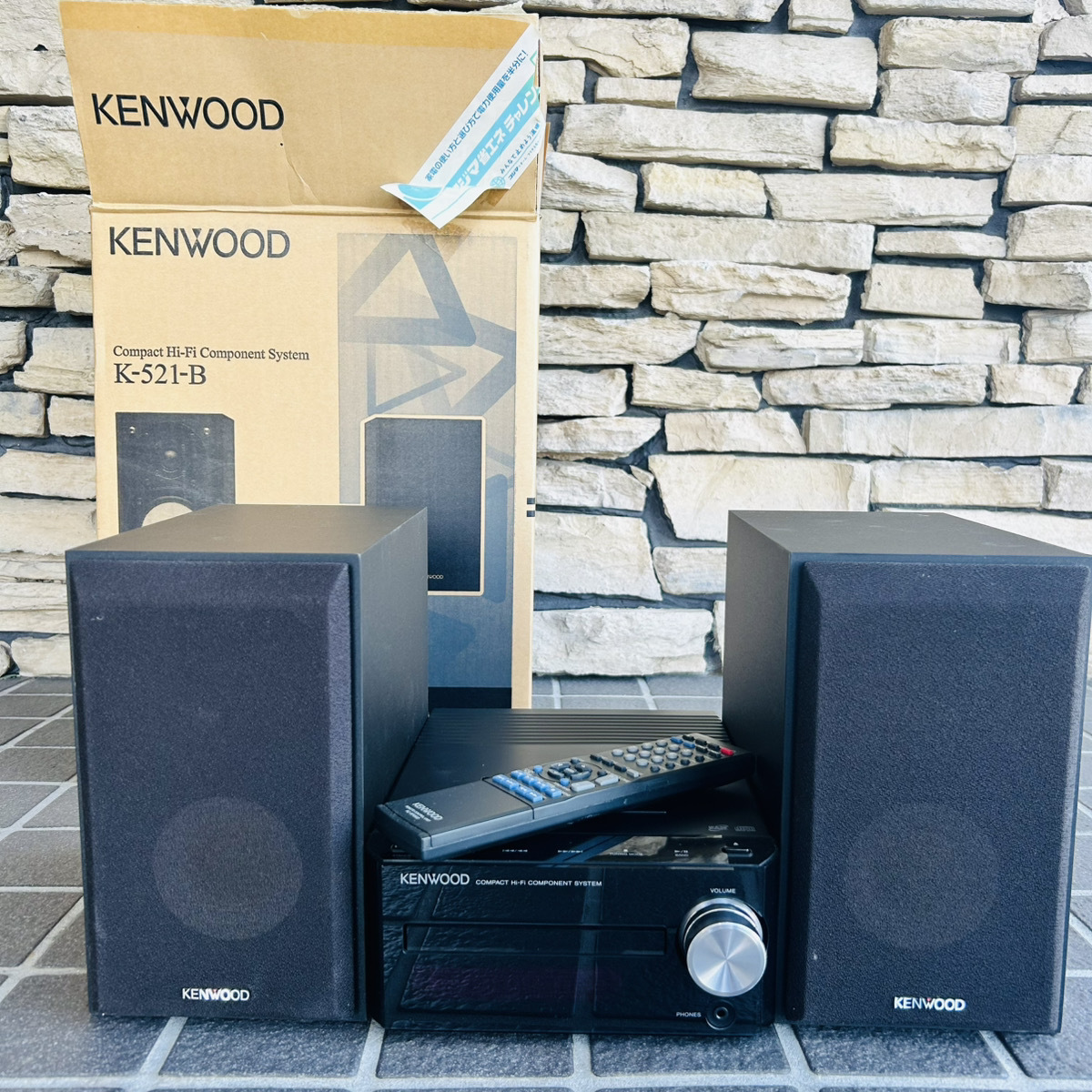 KENWOOD システムコンポ R-K521 LS-K521-B 元箱付 ケンウッド 25J 北E2拍卖