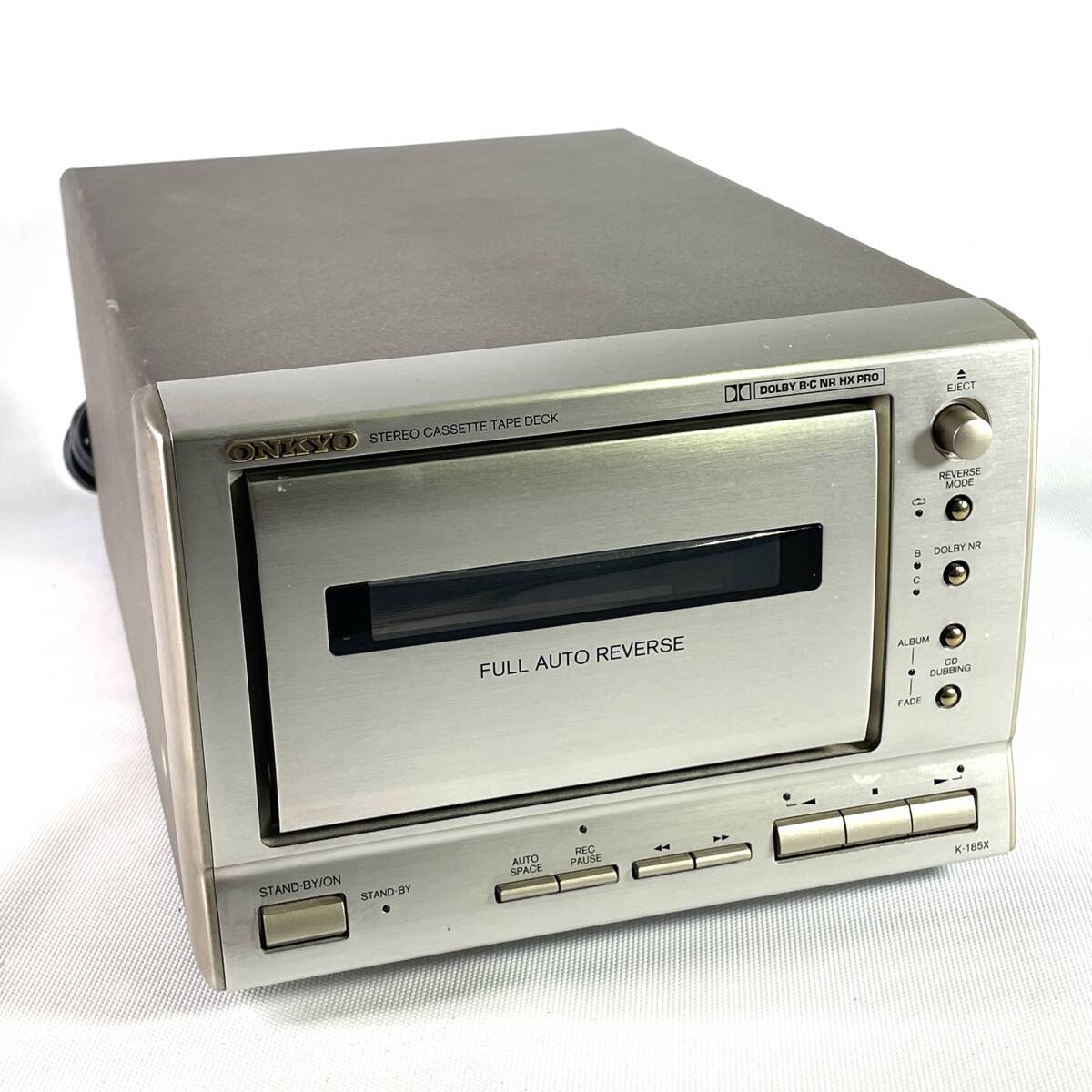 ONKYO K-185X カセットデッキ オンキョー 25J 北HH2拍卖
