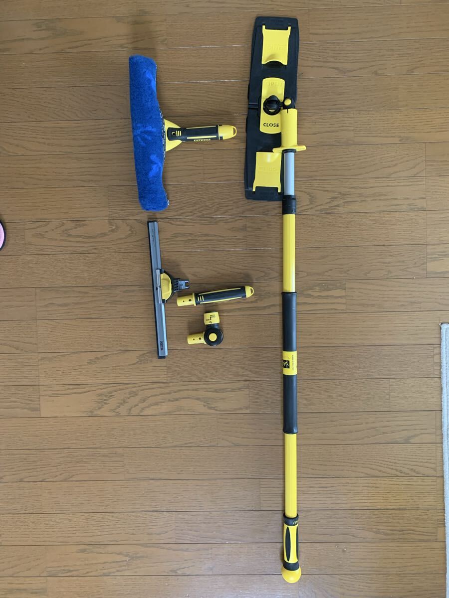 エンヨー★コンビワイパープラスライン フロワークリーナープレート テレスコープポール 掃除用品 クリーナー ワイパー拍卖