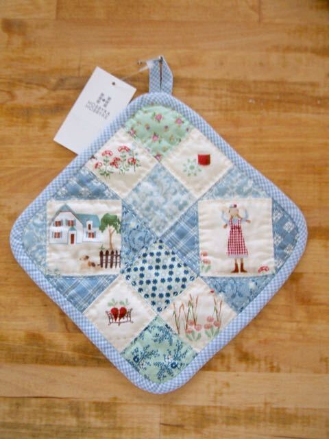 ホビーラホビーレ パッチワーク鍋つかみ 未使用 定価9,350円拍卖