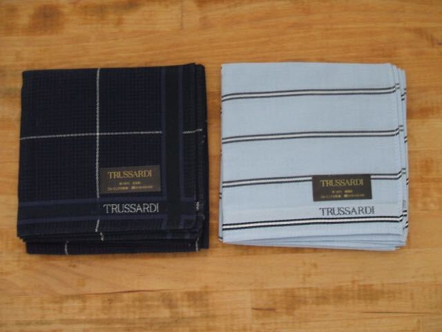 トラサルディ(TRUSSARDI)ハンカチ2枚 未使用拍卖