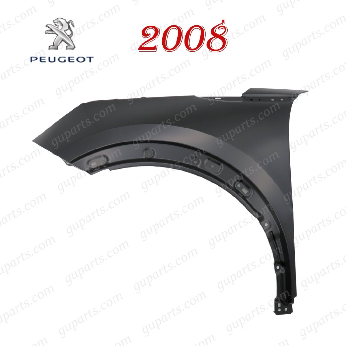 プジョー 2008 2020~ 左 フロント フェンダー 9825439180 オーバーフェンダー 穴有 P24HN05 P24YH01拍卖