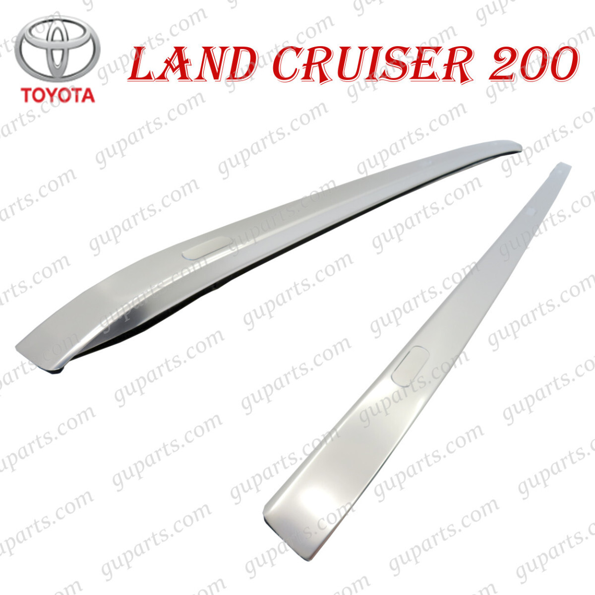 ランクル 200 ランド クルーザー UZJ200W URJ202W LX570 H19.1~ 前期 中期 後期 ダイレクト サイド ルーフ レール セット クローム拍卖