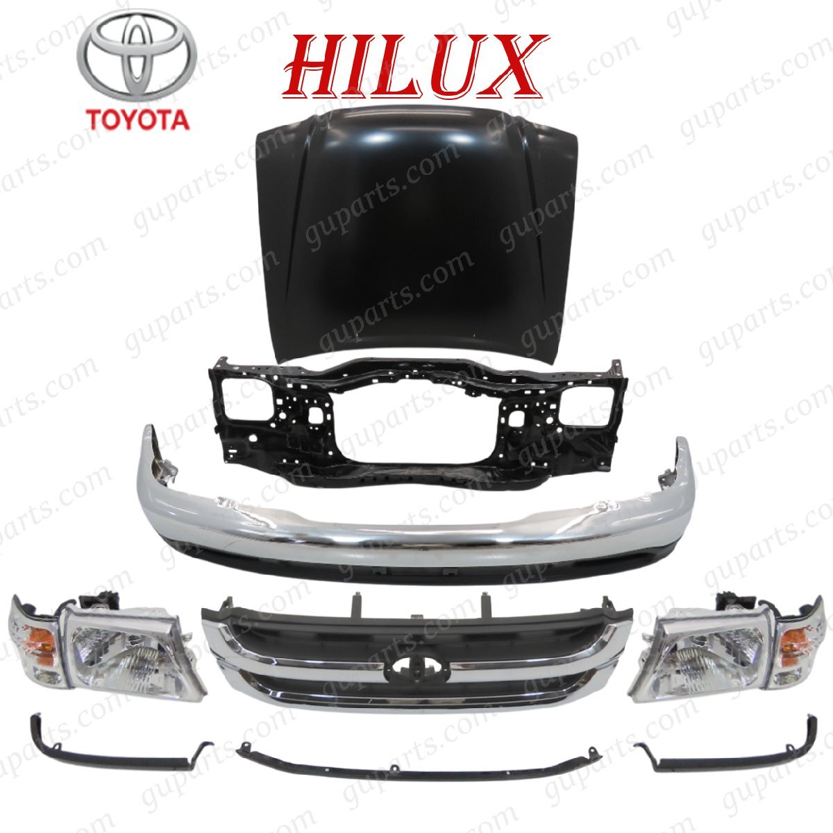 ハイラックス LN RZN 100 系 前期 → 後期 フロント フルセット LN147 LN165 LN167 LN170 LN172 RZN147 RZN167 RZN152 RZN169 RZN174拍卖