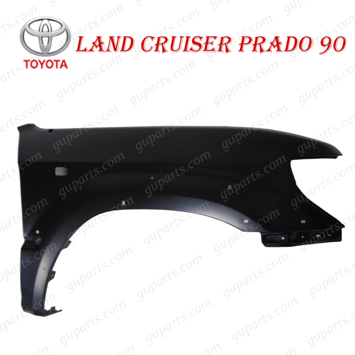 トヨタ ランドクルーザー プラド RZJ90W RZJ95W KZJ90W KZJ95W VZJ90W VZJ95W 右 フェンダー 53801-60580 アンテナ 穴有拍卖