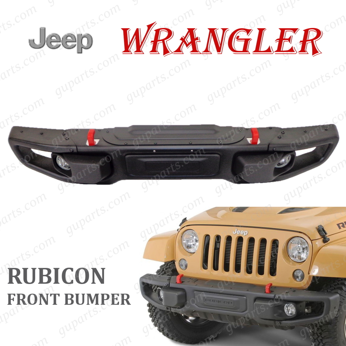 ジープ ラングラー JK フロントバンパー フォグ付 JK36S JK36L JK36LR JK38S JK38L拍卖