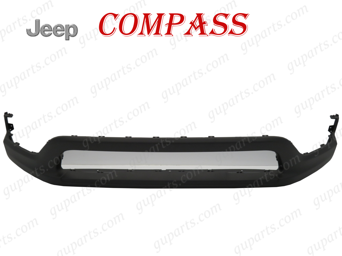 JEEP ジープ コンパス 2017~ フロント バンパー スポイラー 5UQ11RXFAB ロア カバー 穴 なし M624拍卖