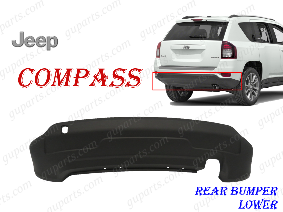 ジープ コンパス 2012~2017 リア バンパー ロア 68109902AA リミテッド アルティテュード スポーツ ノース ブラックホーク MK49 MK4924拍卖
