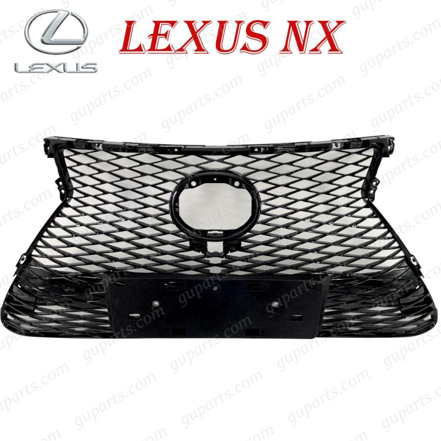 LEXUS NX 10系 NX200t NX300h 前期 Fスポーツ ラジエーター グリル 53111-78020 ブラッククリア ソナー穴無 カメラ 有用拍卖