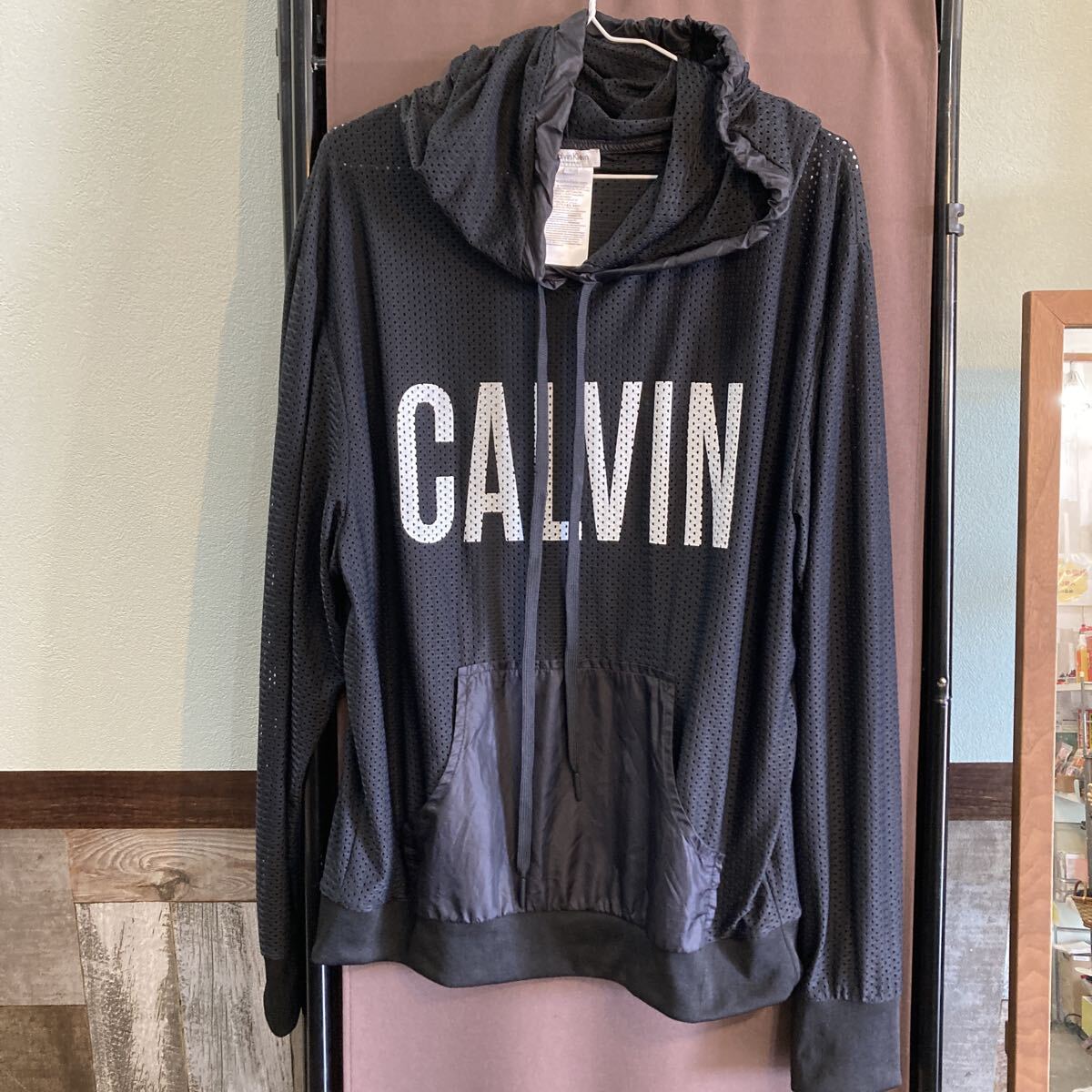 カルバンクライン スイムウェア パーカー L 黒拍卖