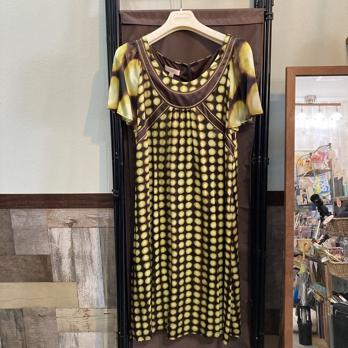 エスカーダ laurel ローレル  ワンピース チュニック 総柄 サイズ38 ドイツ拍卖