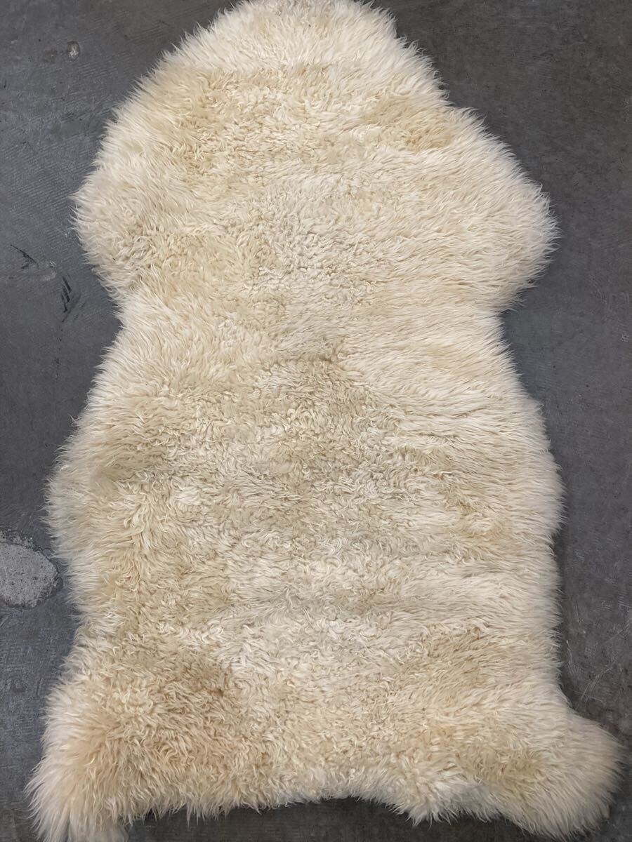 羊毛 毛皮 インテリア ムートンラグ カーペット拍卖