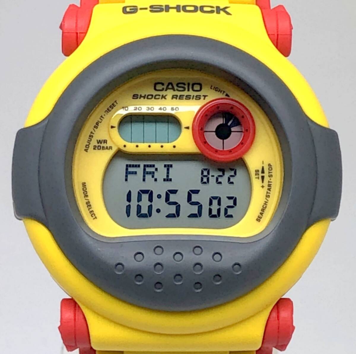G-SHOCK ジーショック 【ITVFOTB7NU26】 G-001-9 復刻ジェイソン カプセルタフ ネグザクス イエロー グレー DW-001J-9再現 2010年9月発売拍卖