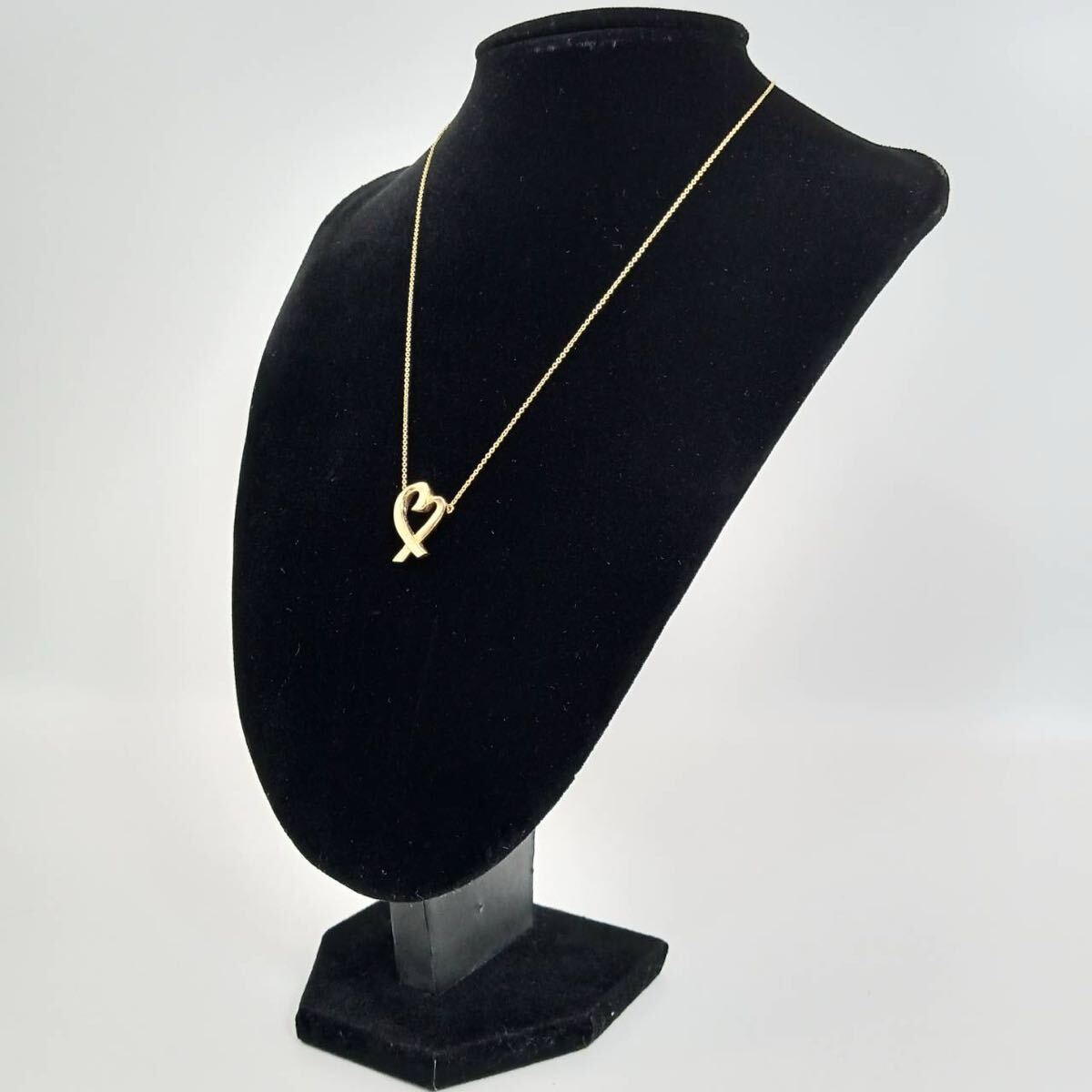 Tiffany&Co./ティファニー/18k刻印/ラビングハート/ネックレス/4.9g/アクセサリー拍卖