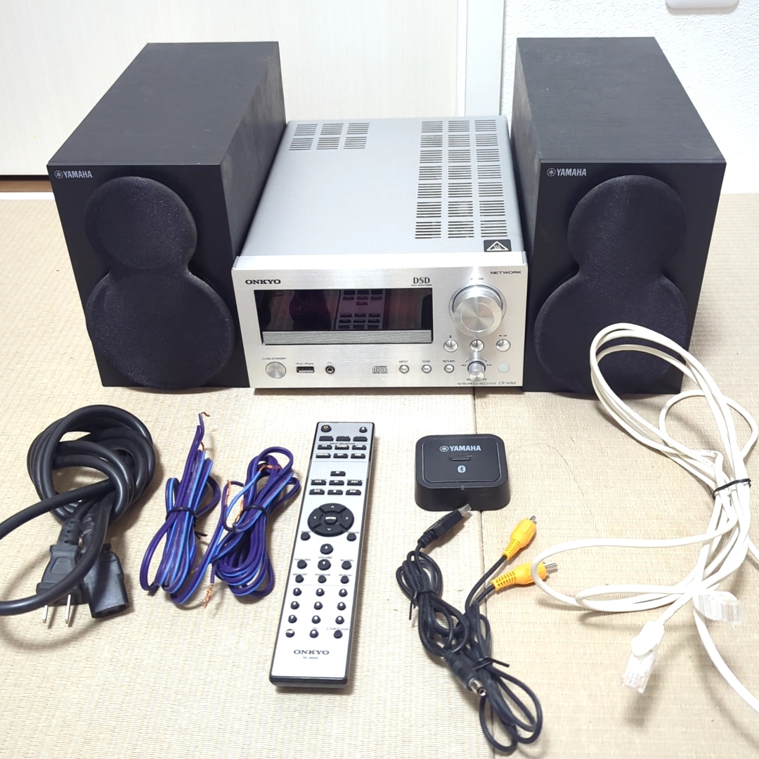 ONKYO ネットワークCDレシーバー シルバー CR-N765 / YAMAHA NS-BP100 / YBA-11 Bluetooth ワイヤレス オーディオレシーバー拍卖