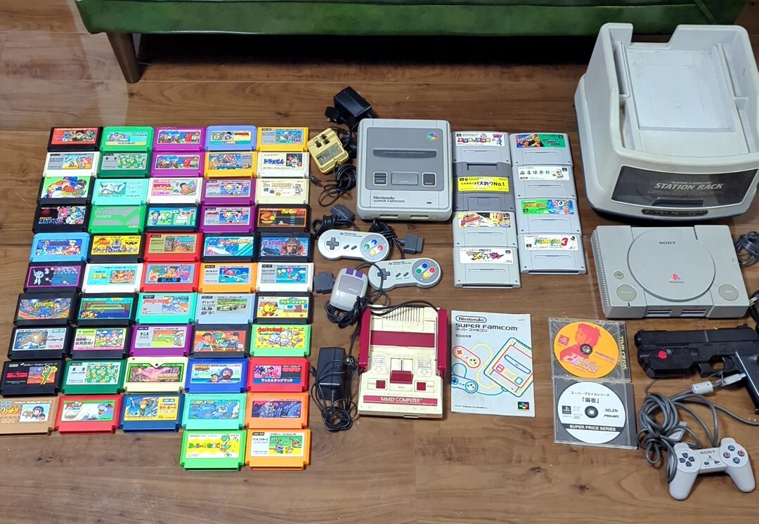 ★大量★ レトロゲーム まとめ売り ファミコン スーファミ プレステ ソフト多数 セット拍卖