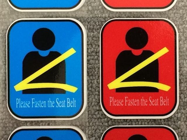 送料込 シートベルト 着用 注意 ステッカー 観光 バス トラック ダンプ トヨタ ホンダ マツダ スバル スズキ ダイハツ 日野 ふそう いすゞ拍卖