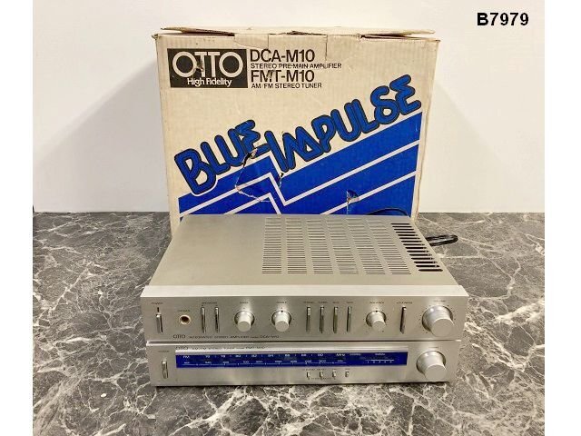 B7979M OTTO ステレオアンプ DCA-M10/AM FM ステレオチューナー FMT-M10 通電確認拍卖