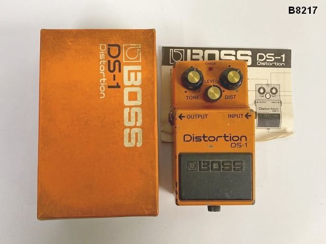 B8217S BOSS エフェクター ディストーション Distortion DS-1 Made in JAPAN 難あり拍卖