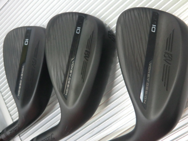 【希少♪カスタム仕様♪】Titleist Vokey Design SM10(2025) カスタム ■BLACK ゼブラ■48°54°58°■3本set新品拍卖